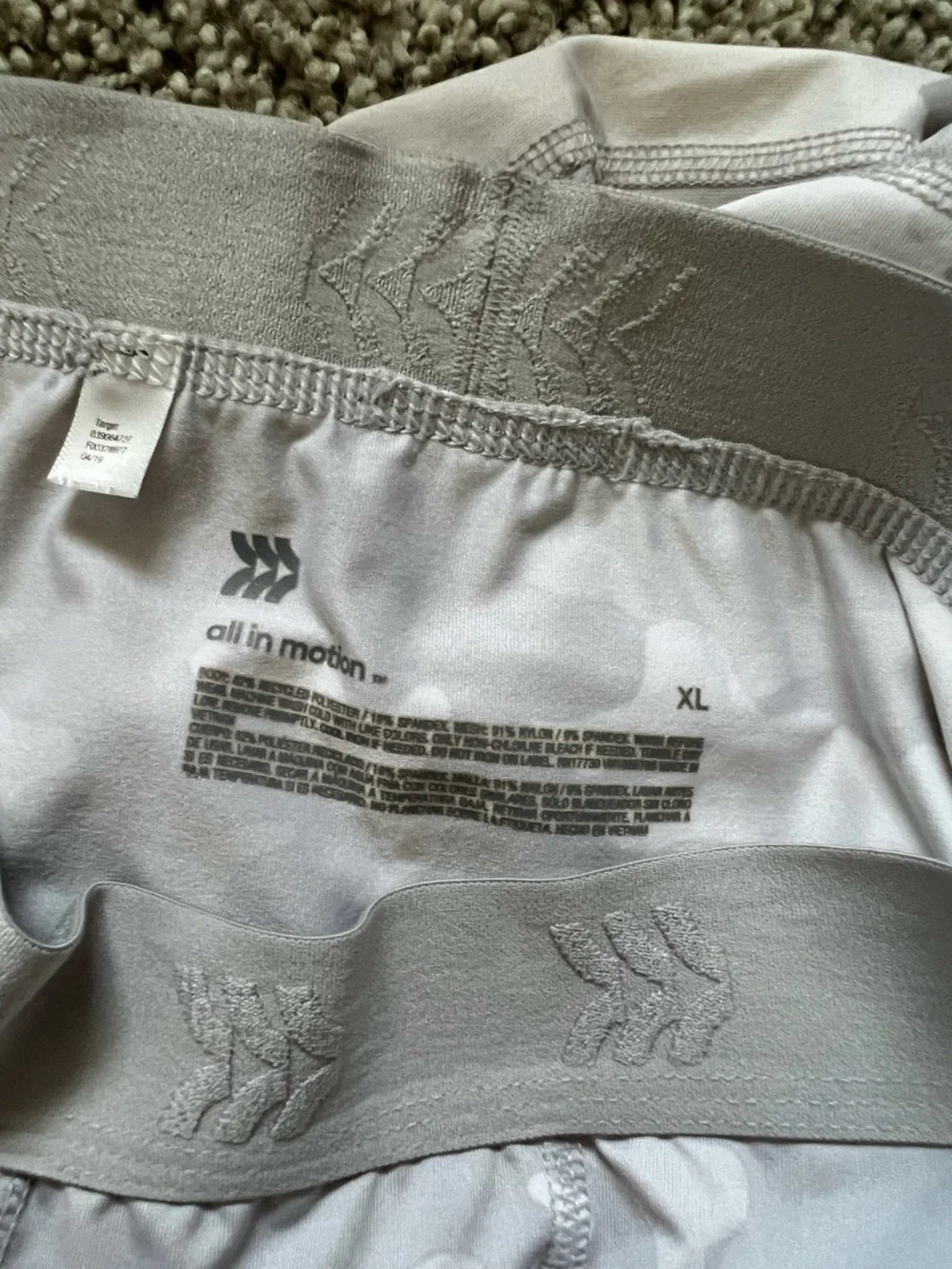 Target Kids Leggings Set - Black and Light Gray Camo